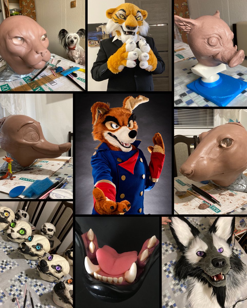 akelatakawolf's tweet photo. 2022 - My first year as a fursuit maker in business: I did three new bases and two cosplays, opened up an e-shop, starred in a movie, started to work on nine different fursuit heads, and…the year’s still not over! Finishing some projects right now!💪🏻🔥
#FSR #SmallMakerSunday https://t.co/7QrEUou0b6