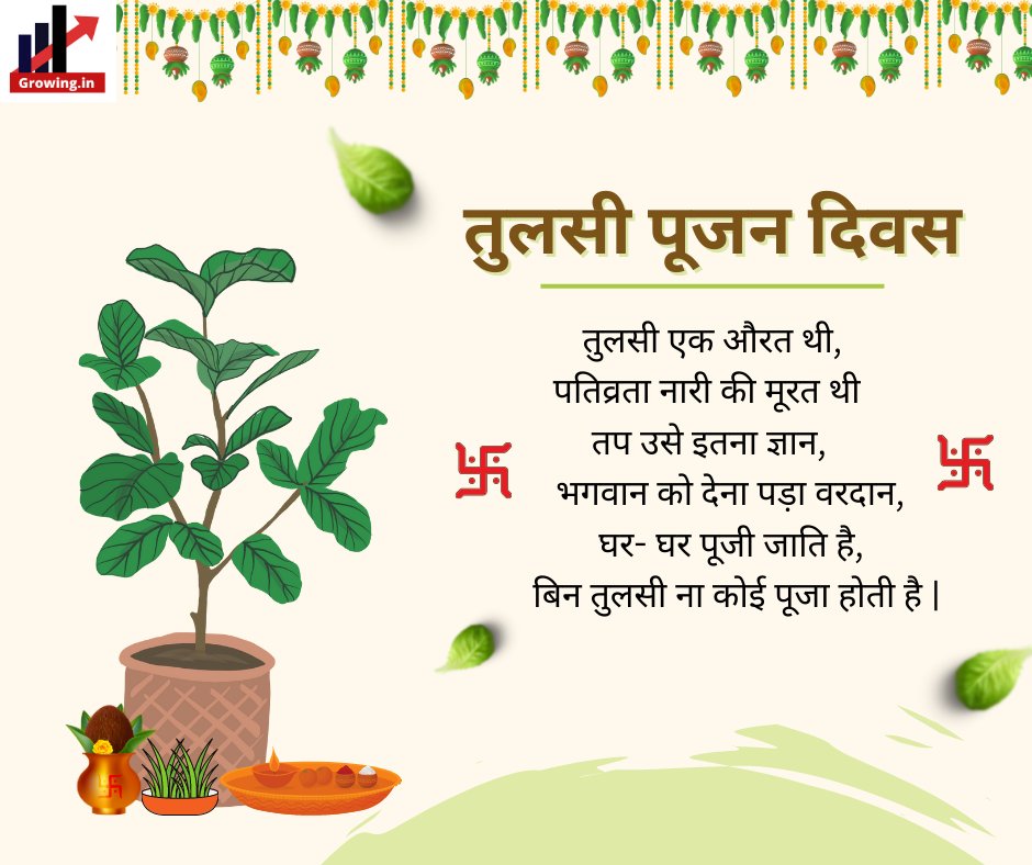Growing_in_'s tweet photo. 🌿🌿 तुलसी पूजन दिवस 🌿🌿
.
.
.
#TulsiPujanDivas #tulsi #tulsipooja #TulsiPujanDiwasKiBadhai #tulsipuja2022 
#sharemarket #Share #optionstrading #optionstrader #intraday #tips #AsianPaints #trader #stockmarket #banknifty #niftyoptions #Nifty #niftytoday #share #stockmarket https://t.co/D0zSkp23dg