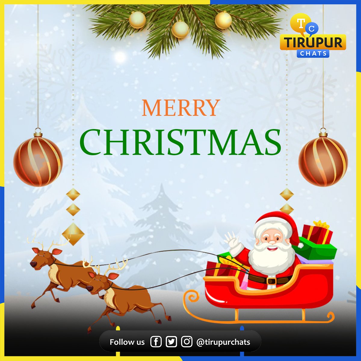 tirupurchats's tweet photo. 🎅🏻🎄☃️இனிய கிறிஸ்துமஸ் தின நல்வாழ்த்துக்கள் ☺️✨🎆

#christmas #christmasdecor #christmastree #christmas #tirupurchristmascelebrations

Follow us for more details, @tirupurchats

#tirupurchats #tirupur #tirupurbrands #tiruppur #tiruppurdistrict #tirupurofficial #tiruppurofficial https://t.co/VM2pkLIaeH