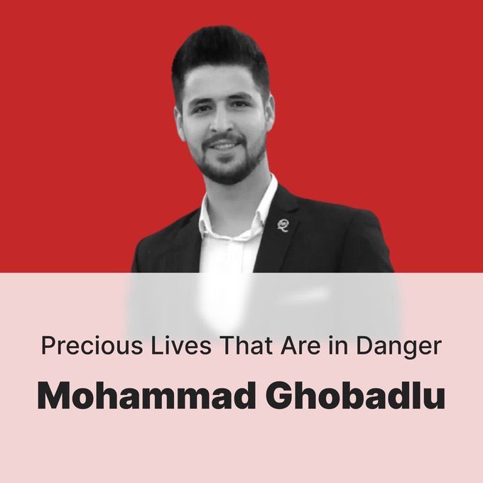emilykschrader's tweet photo. Two more Iranian protesters have been transferred to solitary confinement for execution. 

#MohammadGhobadlu and #MohamadBroghani

#IranRevoIution #MahsaAmini https://t.co/0mZPKrJliR