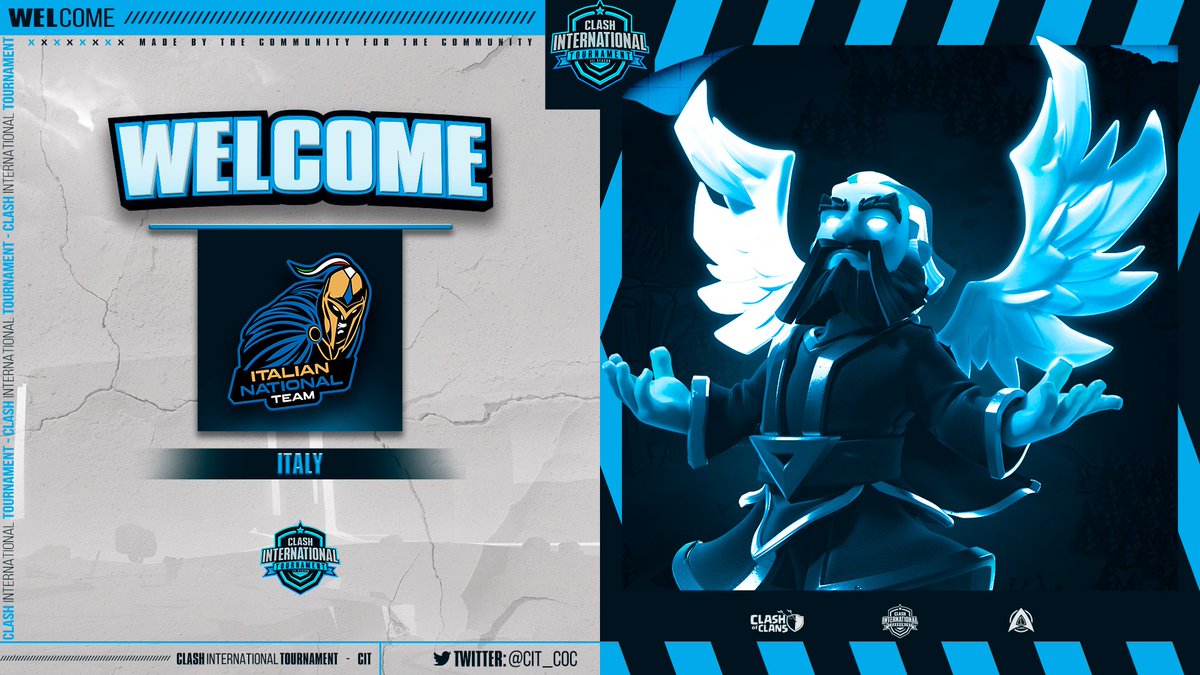 ⚜️Le damos la bienvenida nuevamente al CIT <a href="/ItalyCoC/">Italian National Team</a> es un placer para nosotros contar nuevamente con su presencia⚜️

⚜️We welcome back to the CIT it is a <a href="/ItalyCoC/">Italian National Team</a> pleasure for us to have your presence again⚜️