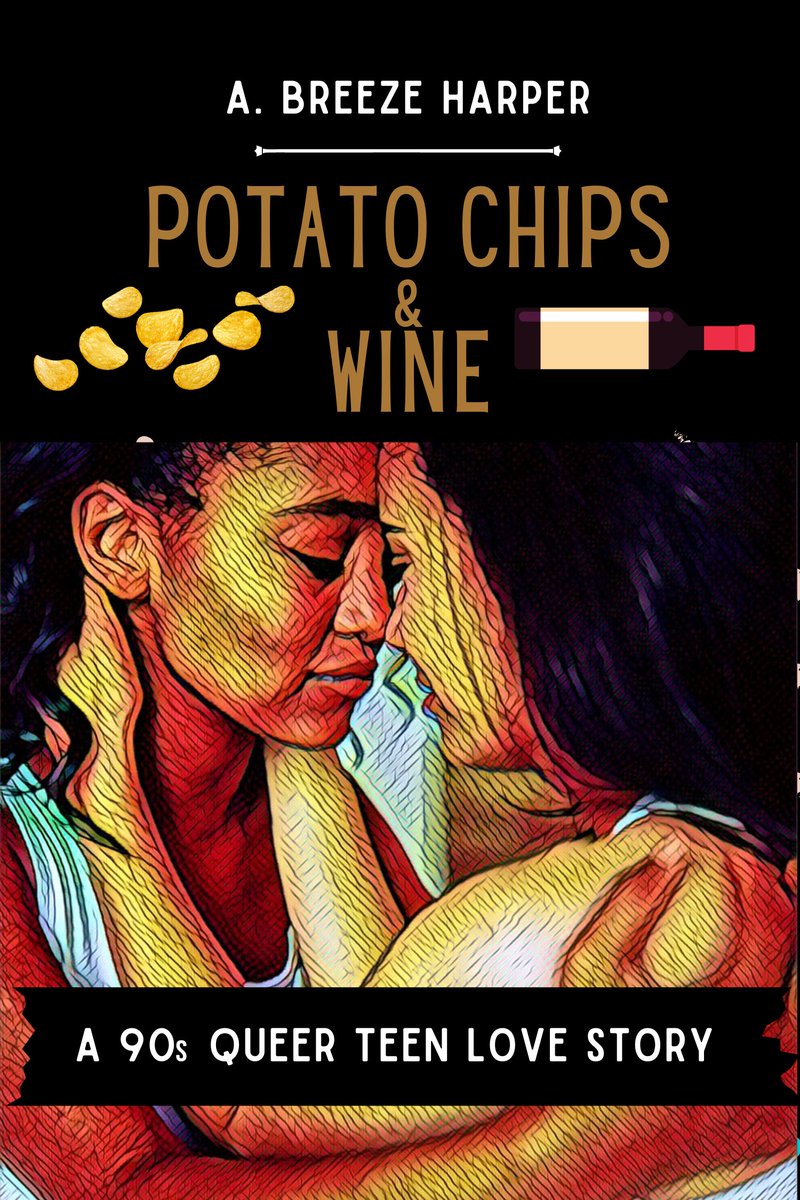 A new novel I'll be releasing this year. A queer young adult #novel for the 1990s kid. Though it's YA fiction, it's written for #GenX adults who didn't have books like these as youths in the USA. 
Learn more here abreezeharper.com/potatochipswine
#queer #fiction #lesbian #black