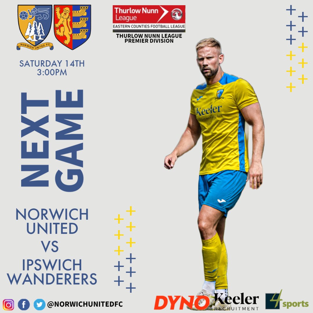 🟡 ℕ𝔼𝕏𝕋 𝕌ℙ 🔵

Cancel all other plans for Saturday, we're hosting Ipswich at Plantation Park.

<a href="/NorwichCityFC/">Norwich City FC</a> #NCFC are away, come and join the Planters faithful instead and make some noise with us 🗣️🥁

#Planters 🤝 #Canaries

#WeAreNorwichUnited #UTP 
🌲🌲🌲