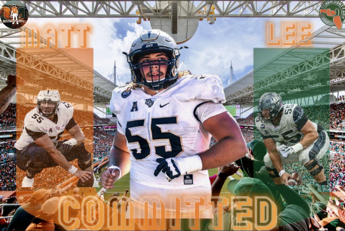 365CANESFOOTBALL on Twitter "🚨Breaking🚨 former UCF center Matt Lee has