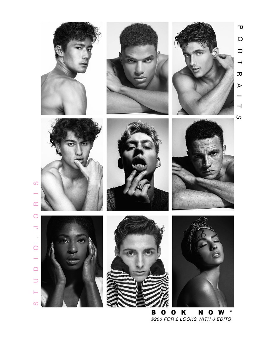 MORE SLOTS AVAILABLE!💥SPECIAL SALE! $200, 2 LOOKS, 6 EDITS for 2023💥 (From model tests, portraits, creative headshots and OF content collaborations )** 💜 
Visit my website: jorisstudio.com || For inquiries; send an email to bookstudiojoris@gmail.com or just send a DM!