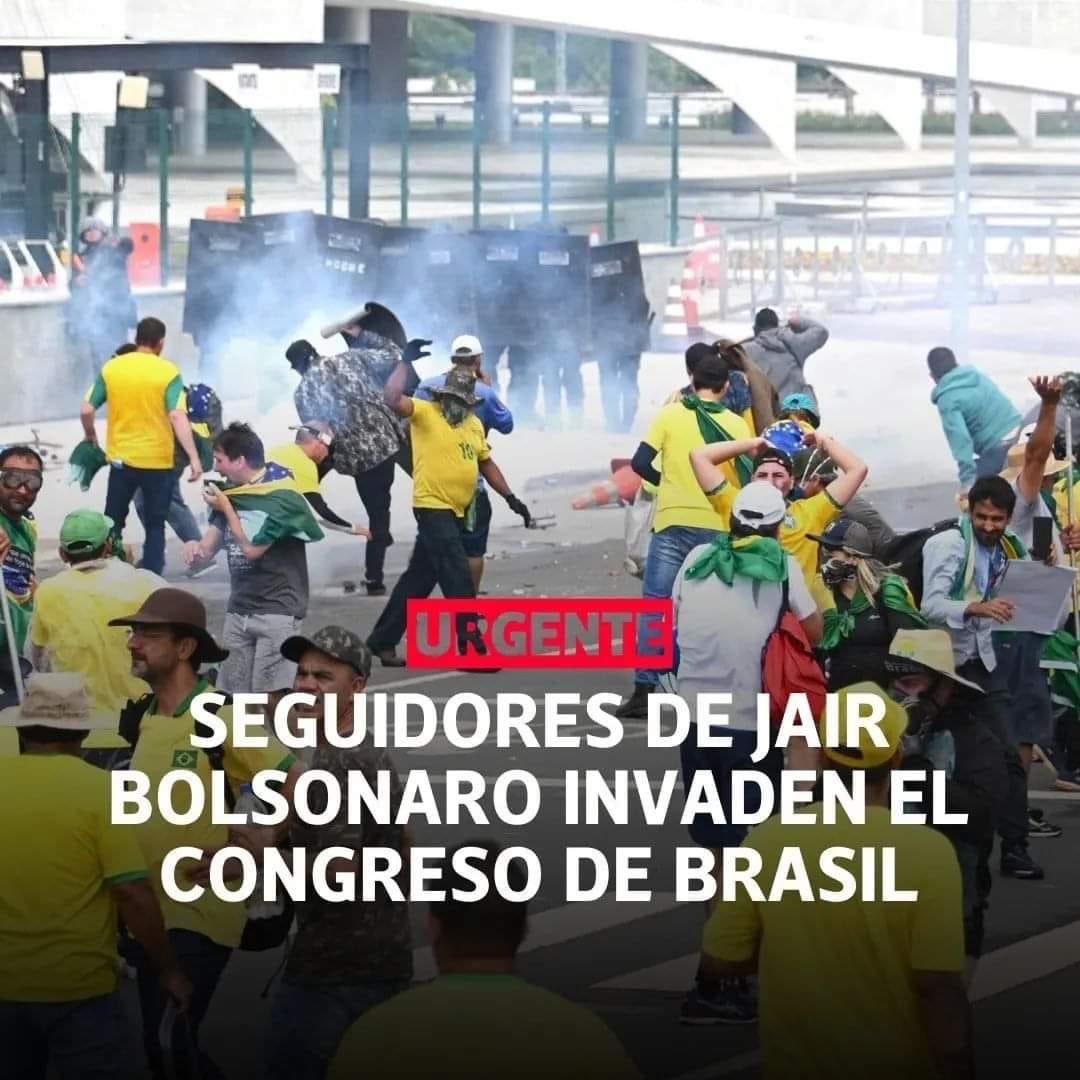 Desde #Cuba condenamos enérgicamente los actos violentos, vandálicos  y antidemocráticos que están ocurriendo en #Brasil , con el objetivo de generar caos e irrespetar la voluntad popular expresada con la elección del presidente <a href="/LulaOficial/">Lula</a> y su gobierno.