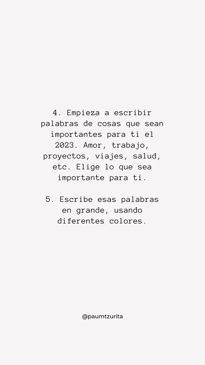paumtzurita's tweet photo. Te dejo los pasos para hacer tu vision board este año!!!! https://t.co/pduEzOaCMI