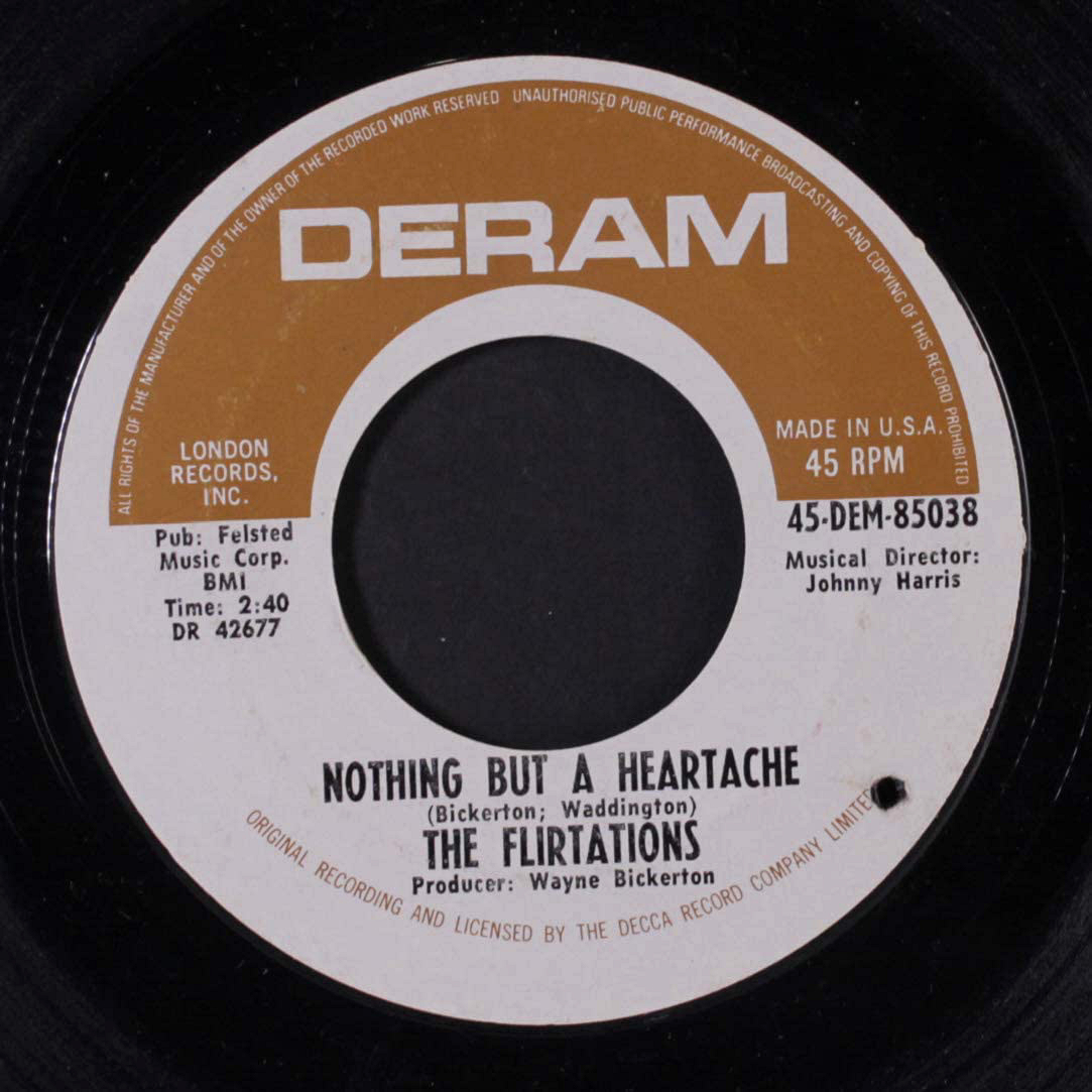 Nothing But A Heartache
The Flirtations
Album : Nothing But A Heartache (single), 1969
#TheFlirtations
Spotify :
open.spotify.com/track/1b63ryTO…
Youtube : 
youtu.be/PBrNklk1aUI
Bonus :
Ultra cool clip
youtu.be/PCKY-Mv230o