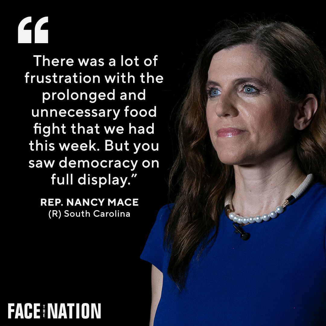 Face The Nation on Twitter "Republican Rep. Nancy Mace said Sunday she