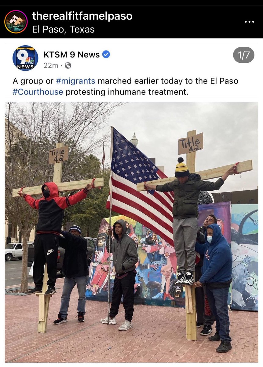 Republicans202's tweet photo. @ramincol @GregAbbott_TX @GovAbbott @FoxNews Fake media? I live in El Paso go to fitfam El Paso and see for yourself. The fake media is Bidens administration. I volunteered and feed those immigrants. https://t.co/Vei8gY2ZR7
