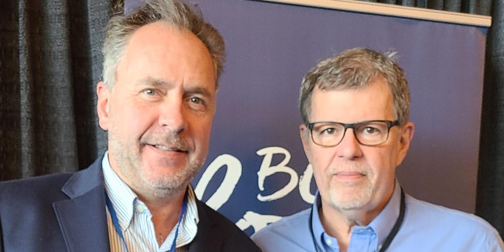 BCFWRadio's tweet photo. Anthony catches up with Mark de Vere MW @RobertMondavi in California and Michel Couttolenc at Seรฑa Wines in Chile on your #BOUNCE station at 11am & 6pm today. These interviews are just a couple of highlights from 2022 @VanWineFest last spring. #BCNorth #BCKootenays #Shuswap https://t.co/sFxzAqhiqU