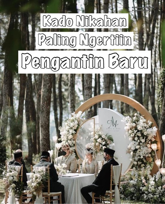 KADO NIKAHAN YANG PALING NGERTIIN UNTUK PENGANTIN BARU!
—
A thread