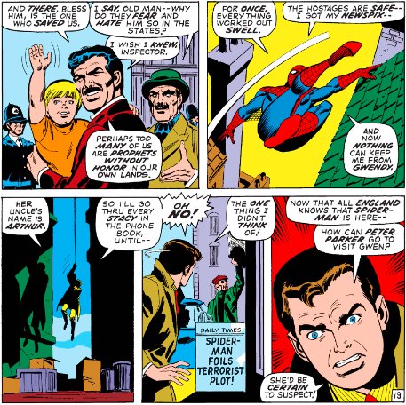 MarvelADay's tweet image. #MarvelADay #ASM95 A prophet without honor refers to someone whose talents or accomplishments are better regarded anywhere than at home. I learned something today! - VA