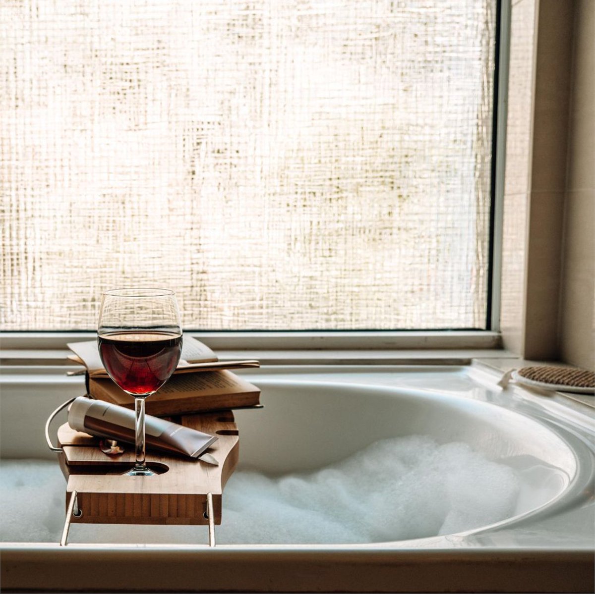 Did you know today is National Bubble Bath Day? Probably not. But, here's your perfect excuse to enjoy a relaxing evening partnered with a bottle of Yarden wine.