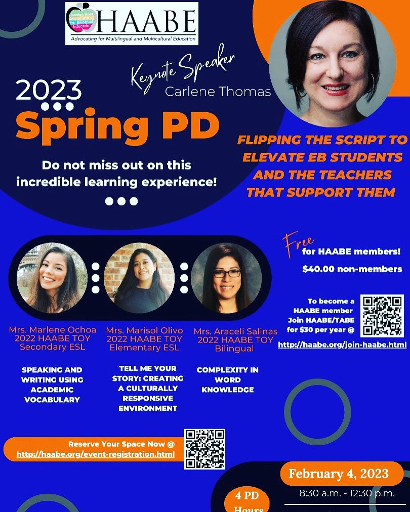 HAABE_'s tweet image. Register for our @HAABE_ #springpd on haabe.org