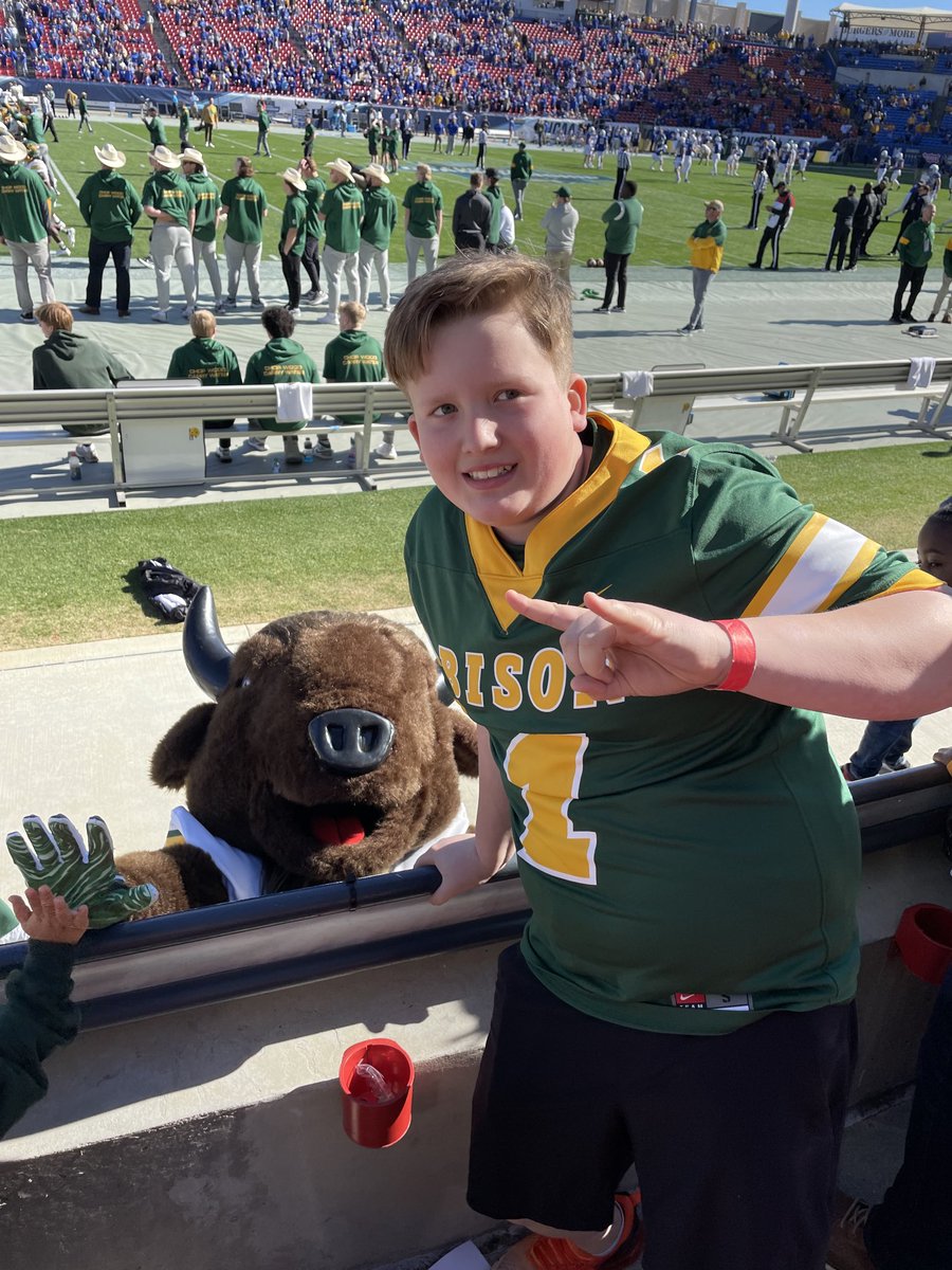 Game day.  Let’s go! 🤘🏻🦬🏈 #FCSchampionship