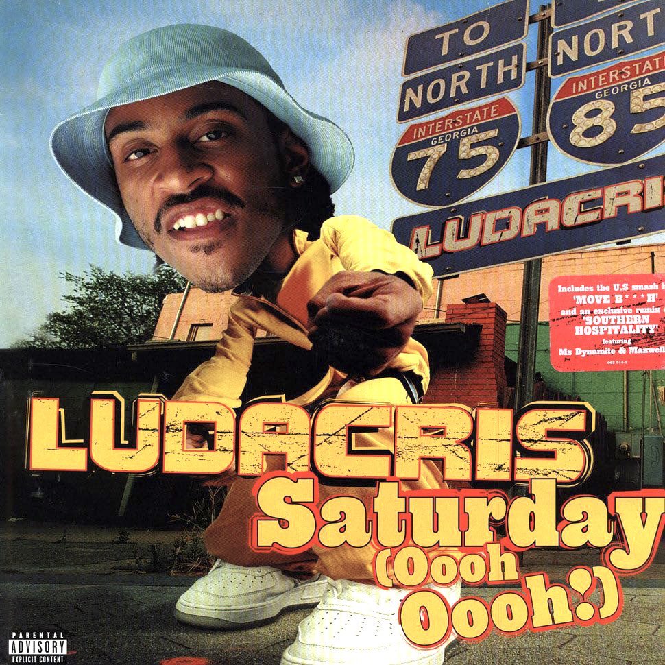 January 8, 2002 @Ludacris released “Saturday (Oooh! Ooooh!)”. The third single from his album Word of Mouf. It was produced by @organizednoize (@sleepybrownatl @RicoWadeONPATL @dungeoneze)