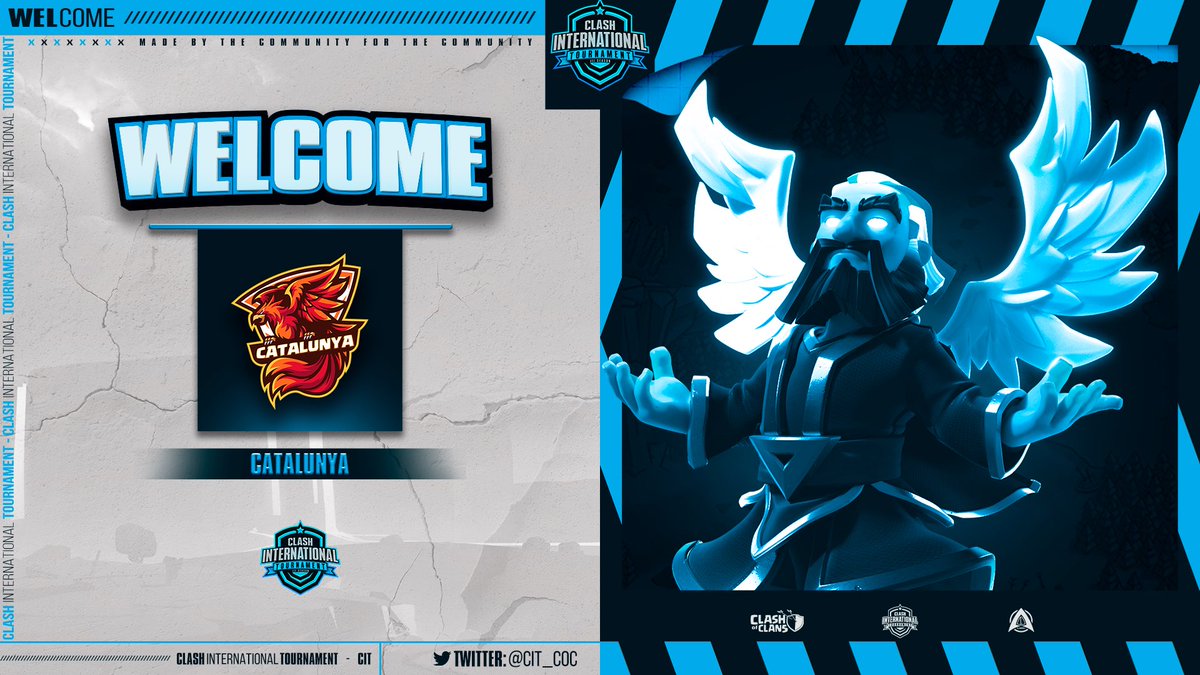 Seguimos cn las presentaciones, queremos darle la bienvenida nuevamente al CIT, <a href="/CWCCATALUNYA/">Selecció Catalana de Clash of Clans</a> les deseamos mucho éxito en esta 3ra edición

We continue with the presentations, we would like to welcome you back to the CIT, <a href="/CWCCATALUNYA/">Selecció Catalana de Clash of Clans</a> we wish you much success in this 3rd edition