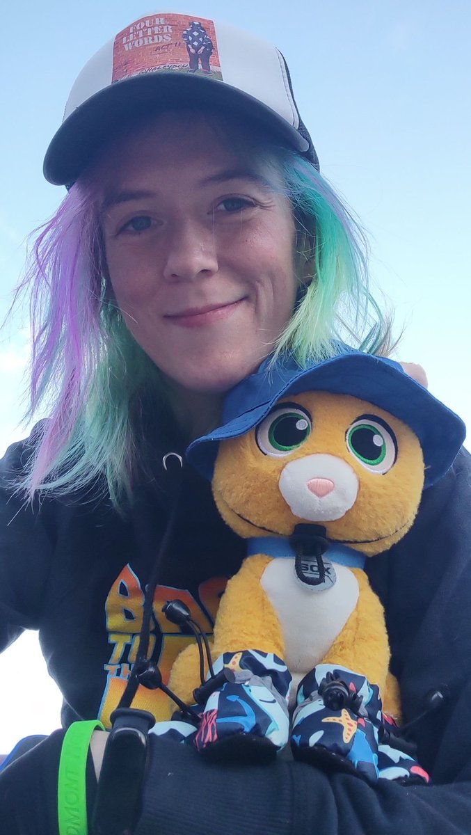 haleybcu's tweet photo. Every time I've tried to take an author photo it's looked forced as hell. So I'm using this selfie from the drive-in last summer. The look of serenity on my face is unparalleled. Plus, I've my boy Sox from #Lightyear. #authorlife https://t.co/GCZZ9D85ub