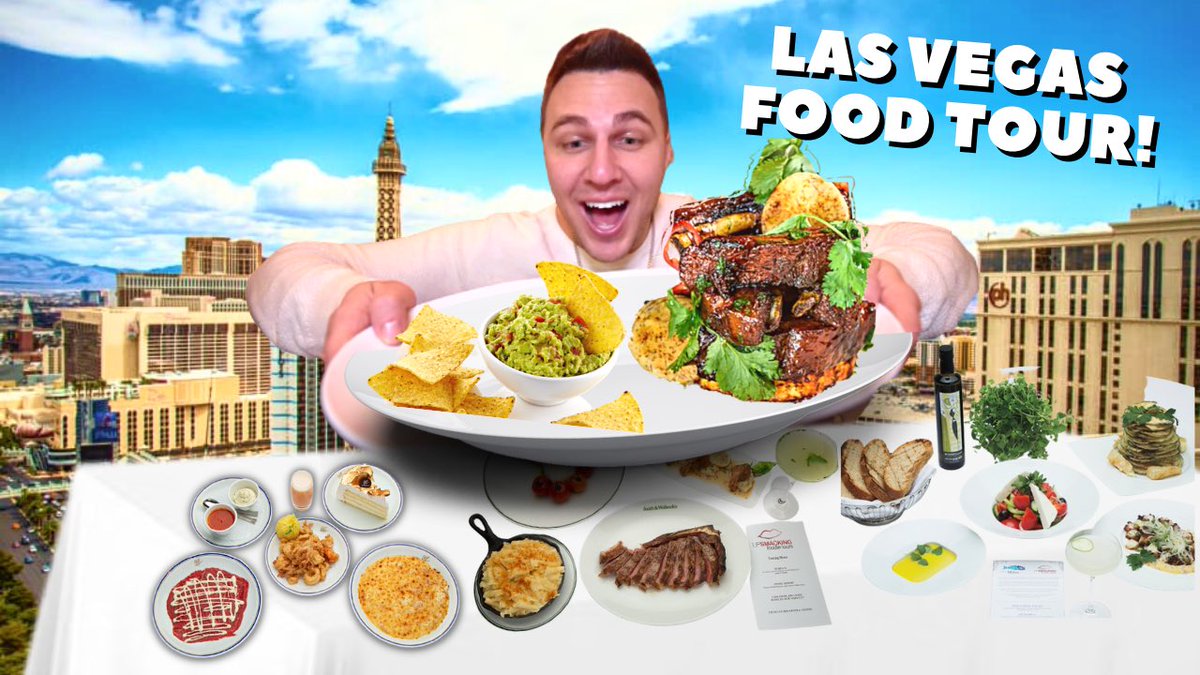 I ate at 4 restaurants in 3 hours with @VegasFoodieTour #lasvegas #foodtour youtu.be/IsIdPHhD2YA