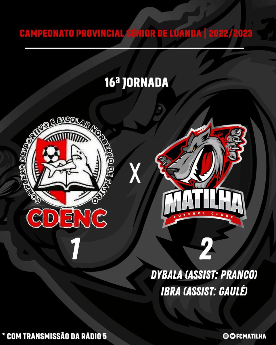 Fcmatilha's tweet photo. Trabalho feito
#matilhafc #acreditanoprocesso #vamoscomtudo https://t.co/oLY5FMI4dn