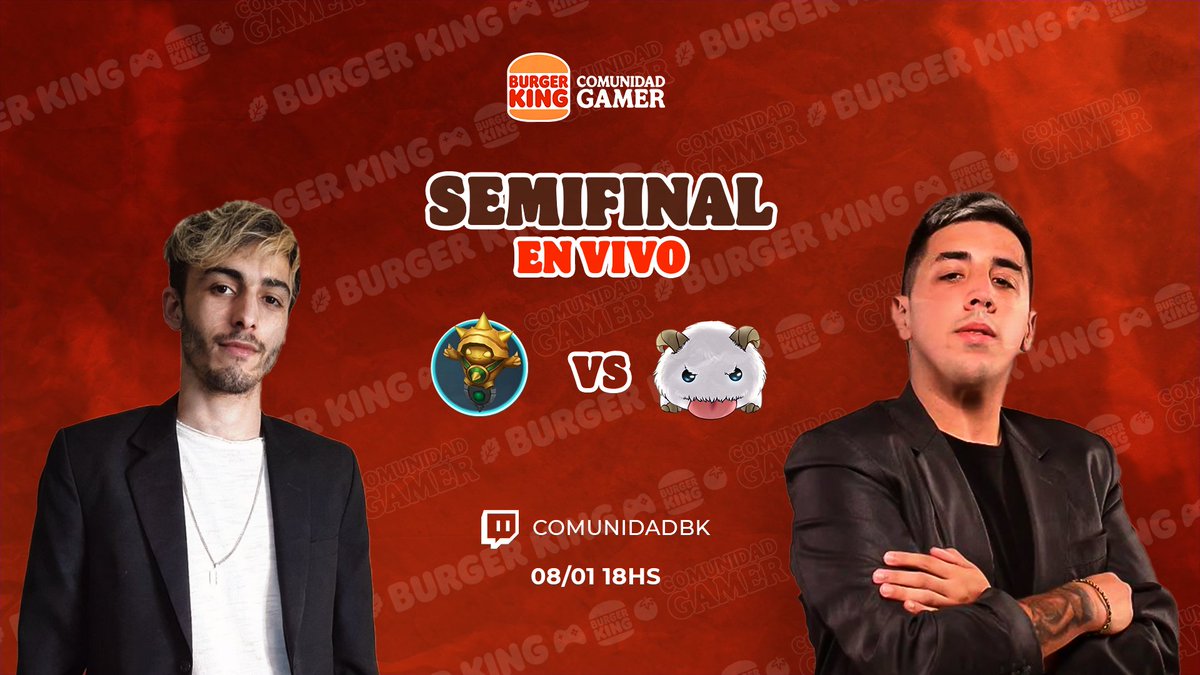 RAREProductora's tweet photo. 🔊 SEMIFINAL EN VIVO
Hoy la segunda semifinal de la #LigaKing de #LeagueOfLegends. Competirán #TeamSoloMalos y #PorosGaming, los mejores equipos de la #ComunidadBK con el casteo de @LeRuzoCast y @lyssan_m.
🕕18:00 h
🔗https://t.co/oszWsq4RrJ https://t.co/b0kUO9jkHx