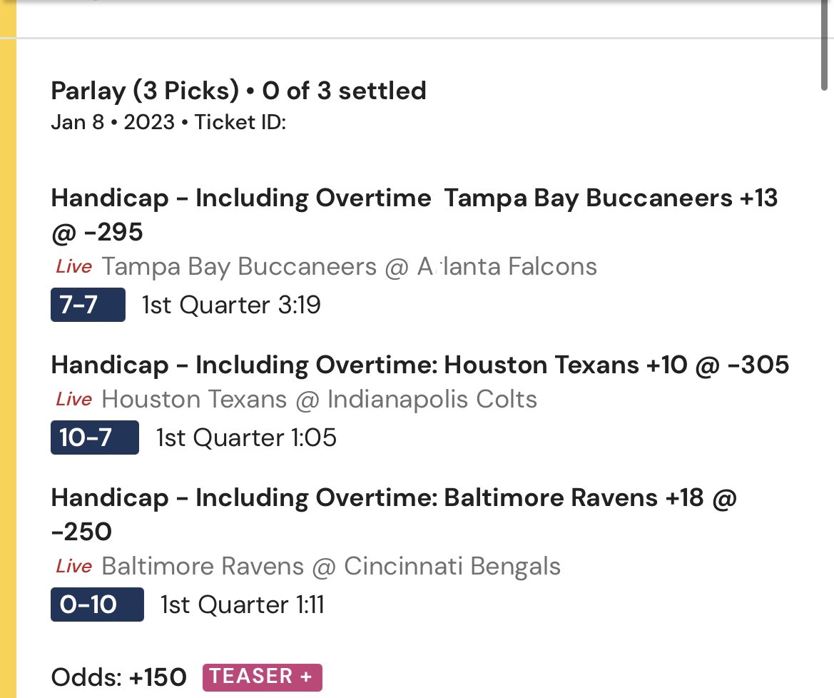 GamblorProfits's tweet photo. Here’s some plays today. 

Uncle Moe, here I am, while you bet. 

#Teasers #NFLTwitter #GamblingTwitter #GamblingTwitterNFL https://t.co/hs7Myd6Bgk