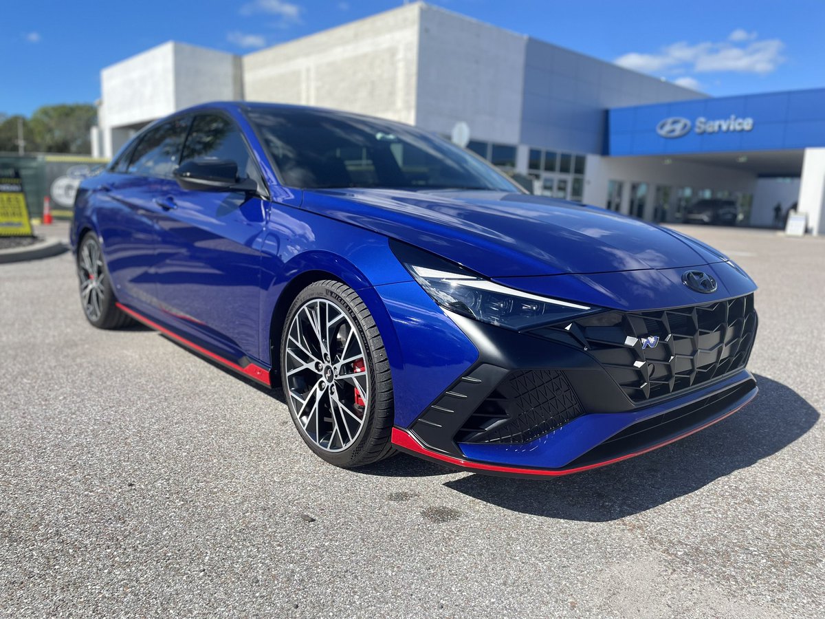 That fresh clean feeling. 
#ElantraN #Hyundai #Elantra #HyundaiElantra #carshow