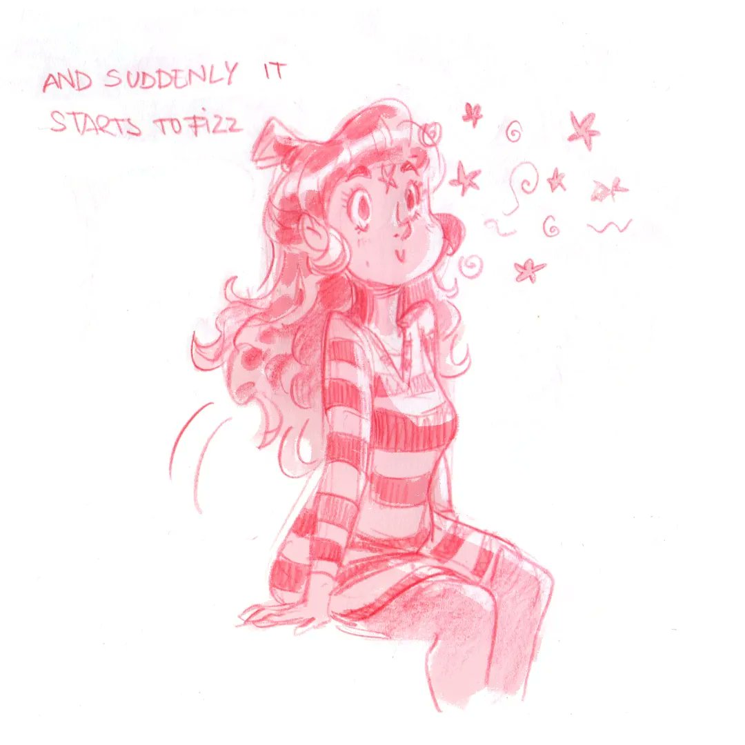 Schmoesi's tweet photo. :D it just hit me. Stay tuned for more fizzzzzz...#ArtistOnTwitter https://t.co/Z2LfcjGSIK