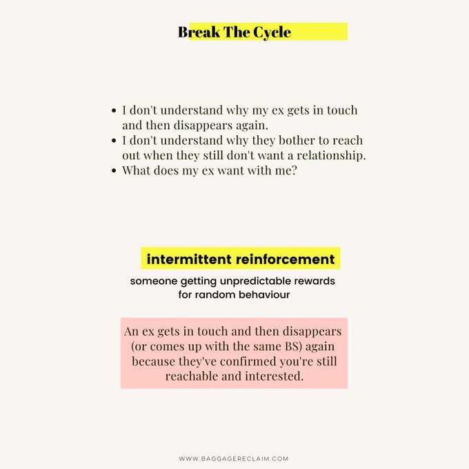 Intermittent reinforcement is the delivery of a reward at irregular intervals, a method that has been determined to yield the greatest effort from the subject. The subject does not receive a reward each time they perform a desired behavior or according to any regular schedule but at seemingly random intervals.

What is intermittent reinforcement? | Definition from TechTarget