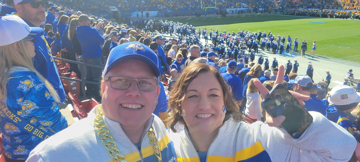 mustangschultz's tweet photo. Battle of the Dakotas today in Frisco Texas!  Go SDSU Jackrabbits! #mustangseeds#SDSUjackrabbits https://t.co/diwJXzCxKV