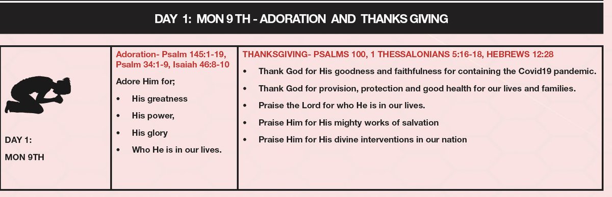 CITAMKE's tweet photo. 21 Days of prayer and fasting #InHisPresence https://t.co/Sx1iCZ3wLp