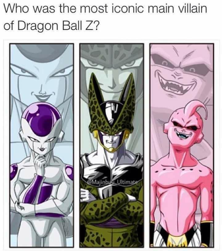 Frieza And Cell Vs Buu