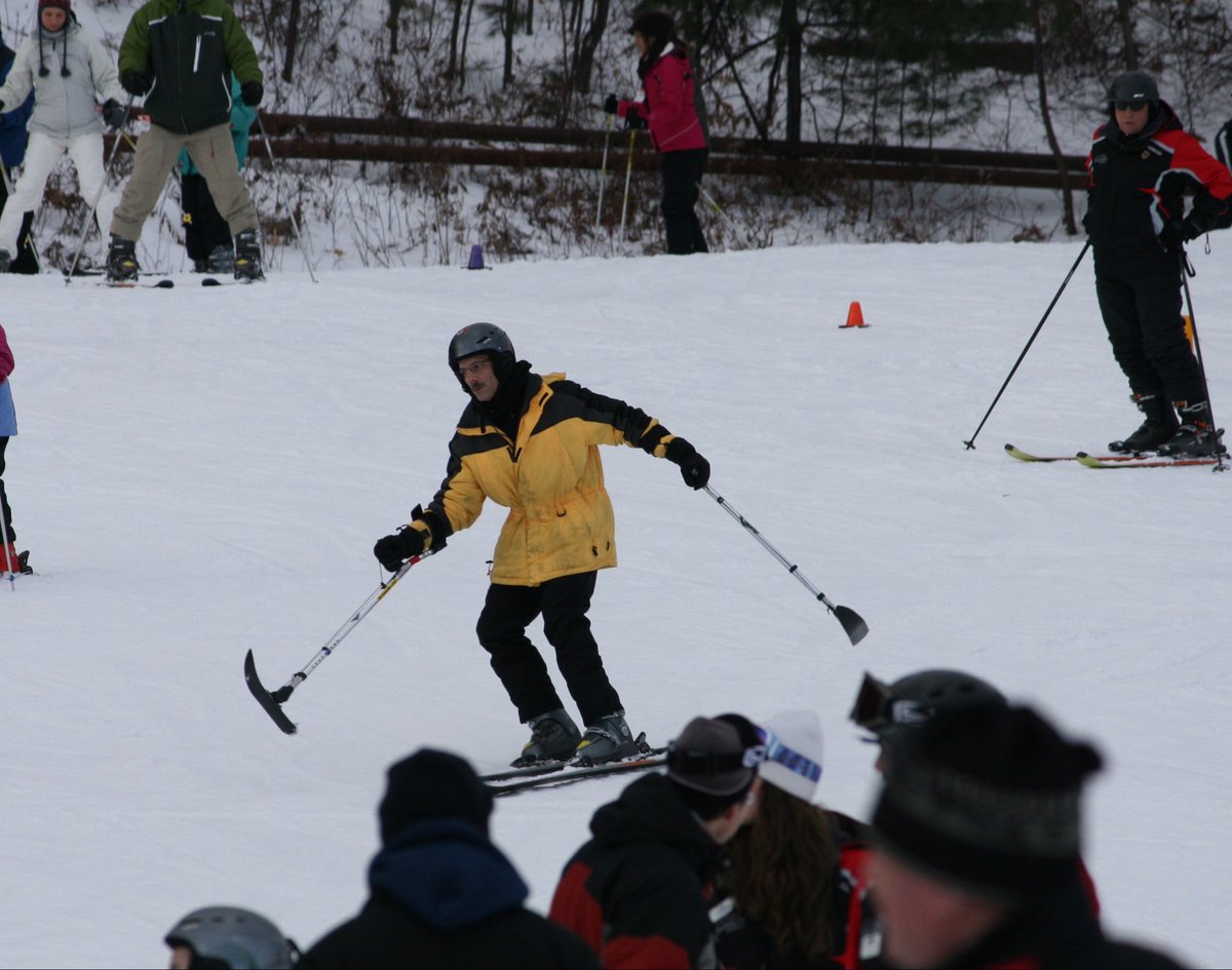 Ability skiing, maybe the smallest Hill, find away to do what you love. Learn at the <a href="/NAF_Ataxia/">National Ataxia Foundation</a> 
#kNOwAtaxia #ataxia