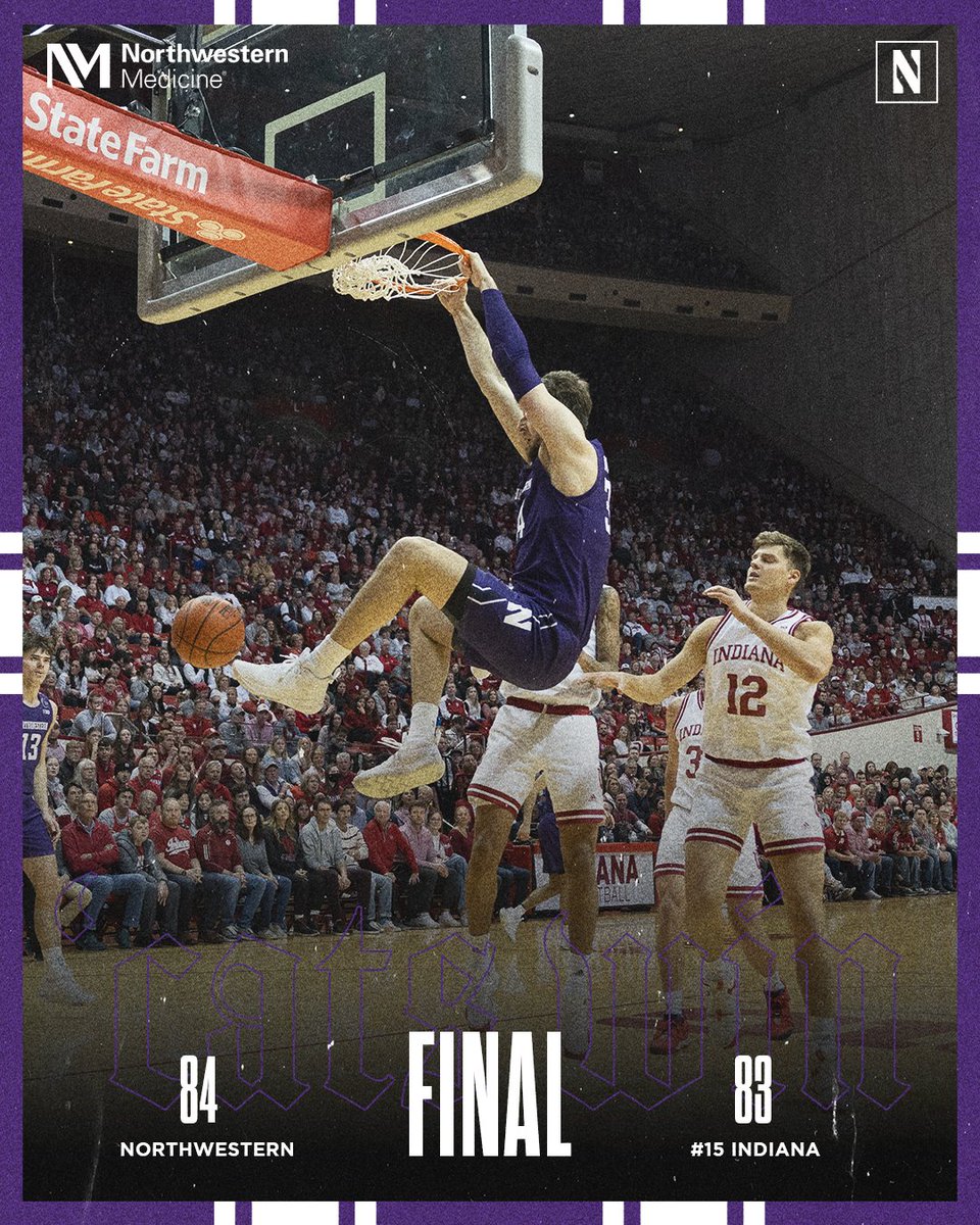 NUMensBball's tweet photo. 𝐒𝐔𝐍𝐃𝐀𝐘 𝐅𝐔𝐍𝐃𝐀𝐘 😼

We take down No. 15 are 3-1 in the @bigten ‼️ https://t.co/aWhirxSqR2