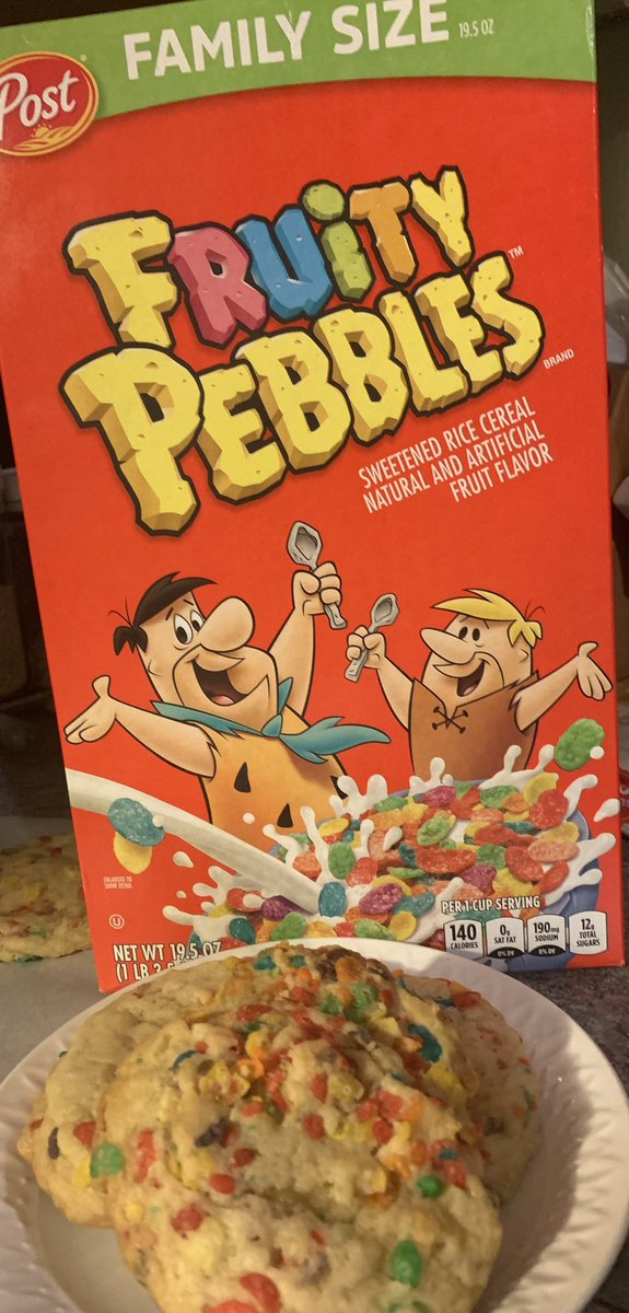 HomemadebyMike's tweet image. #cookiemike #fruitypebbles #cookies