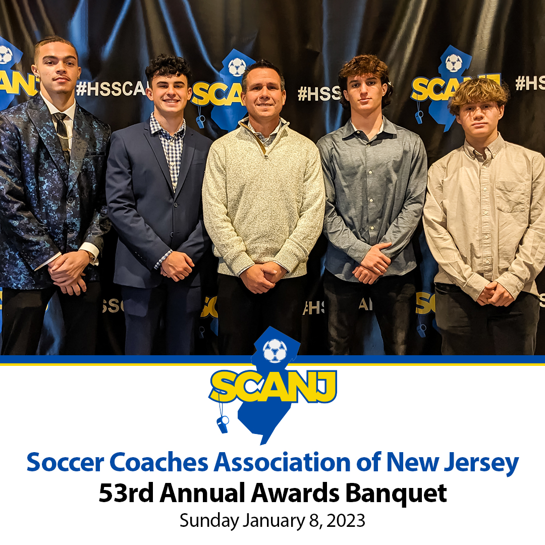 Congratulations to West Orange Boys Soccer players (L-R): Justin Scavalla, Mason Bashkoff, Jack Dvorin, and Lucas Andrada (not pictured, Arthur Rosu) for being recognized at the 53rd Annual Soccer Coaches Assoc. of New Jersey Awards Banquet. #wopride ##hsscanj