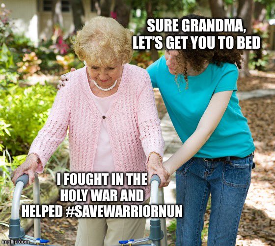 POV: me in 50 years THEY CAN’T BEAT US #SaveWarriorNun #WarriorNun