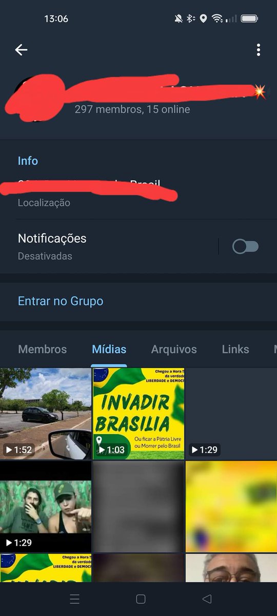 PauloMariotto90's tweet photo. Allan do Santos, que fugiu para os Estados Unidos, também está participando do movimento terrorista?
Os prints originais estão comigo.
Esses movimentos terroristas, estão sendo arquitetados nos grupos do Telegram.
@STF_oficial @FlavioDino @alexandre https://t.co/jDBgxG2Kqm