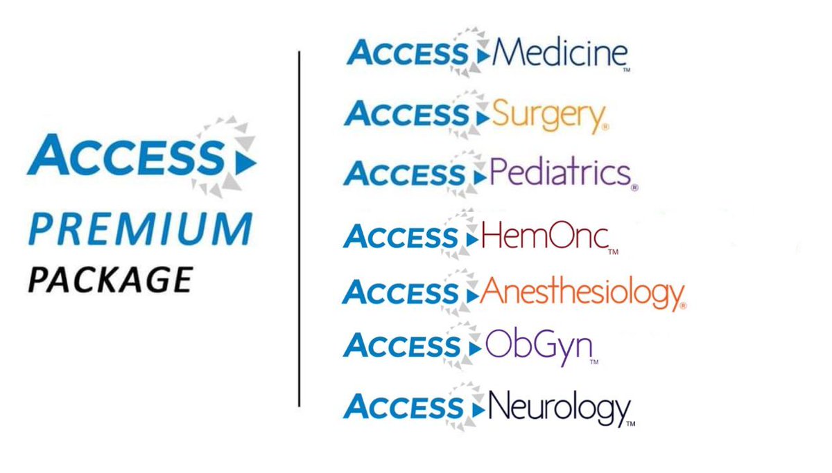 🛑 Access Premium Package

✅ AccessMedicine
✅ AccessSurgery
✅ AccessPediatrics
✅ AccessHemOnc
✅ AccessAnesthesiology
✅ AccessObGyn
✅ AccessNeurology

💲 6 months = 30$

⭕️ All payment methods available (even local ones)

⭕️ All accounts are genuine.