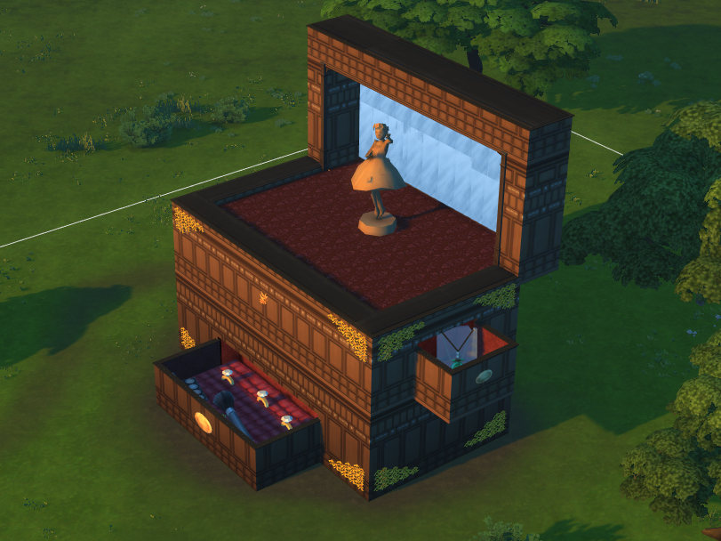 SimsilaSimrise's tweet photo. Who wouldn't want to live in a #music box? #TheSims4 #ShowUsYourBuilds 🎵 https://t.co/cUYRvDBOyE
