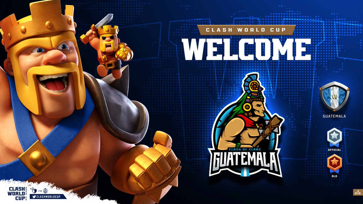 Clash World Cup (@clashworldcup) on Twitter photo The chapines return to the 8th edition of the Clash World Cup, will they give their best in each war?
Welcome Guatemala 🇬🇹 The chapines return to the 8th edition of the Clash World Cup, will they give their best in each war?
Welcome Guatemala 🇬🇹
