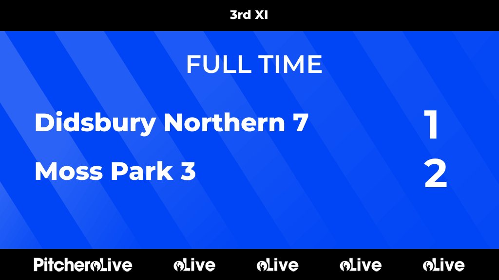 FULL TIME: Didsbury Northern 7 1 - 2 Moss Park 3
#DIDMOS #Pitchero
mossparkhockeyclub.co.uk/teams/136876/m…