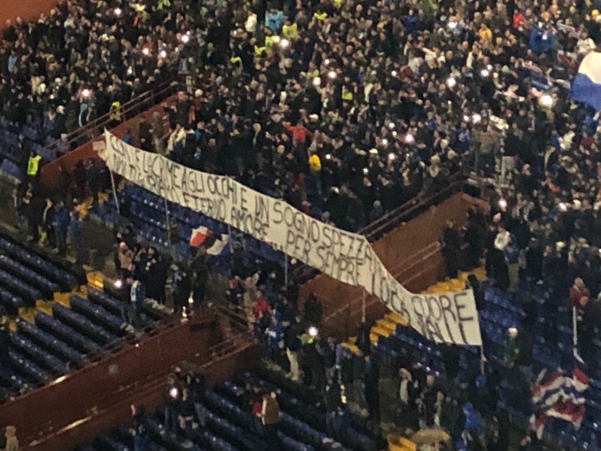 Sconfitti con onore. Nel giorno di #vialli e #SinisaMihajlovic! <a href="/sampdoria/">U.C. Sampdoria</a> <a href="/federclubs/">FEDERCLUBS</a> <a href="/PietroSorba/">@PietroSorba</a> <a href="/ricchebono/">Ivano RicchebonoCook</a> #SampdoriaNapoli #Sampdoria #Sampdoria