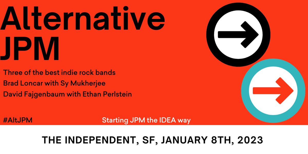 ideapharma's tweet photo. Are y’all ready for tonight at #AltJPM?
Tag yourselves below so we can start introducing each other - I’ll be paying less attention when the music starts 😁
https://t.co/VJbee8zPnw https://t.co/L8ZJNFOi7f