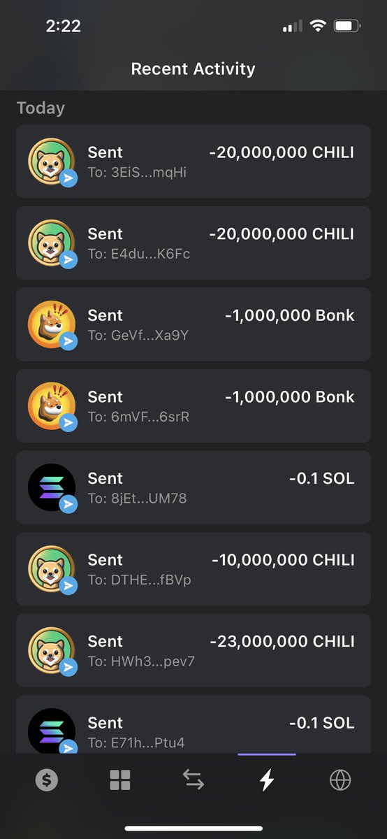 All interactions will be considered for $chili airdrop 💨 

5 winners 🫂