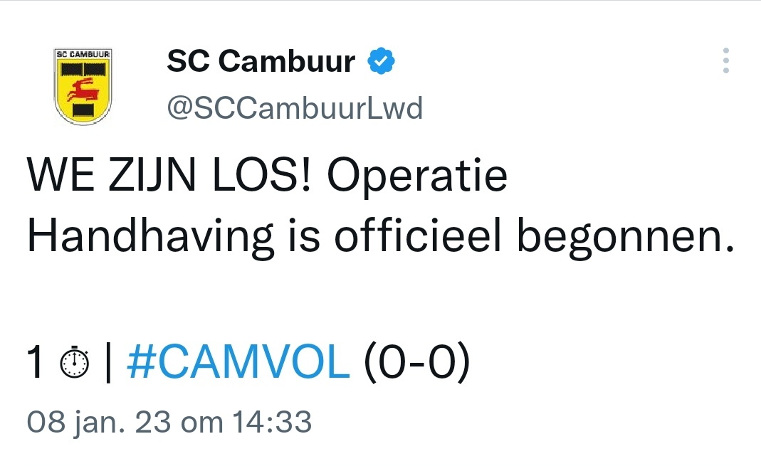 OOCCambuur's tweet photo. #Cambuur https://t.co/wcFiAGWDlq