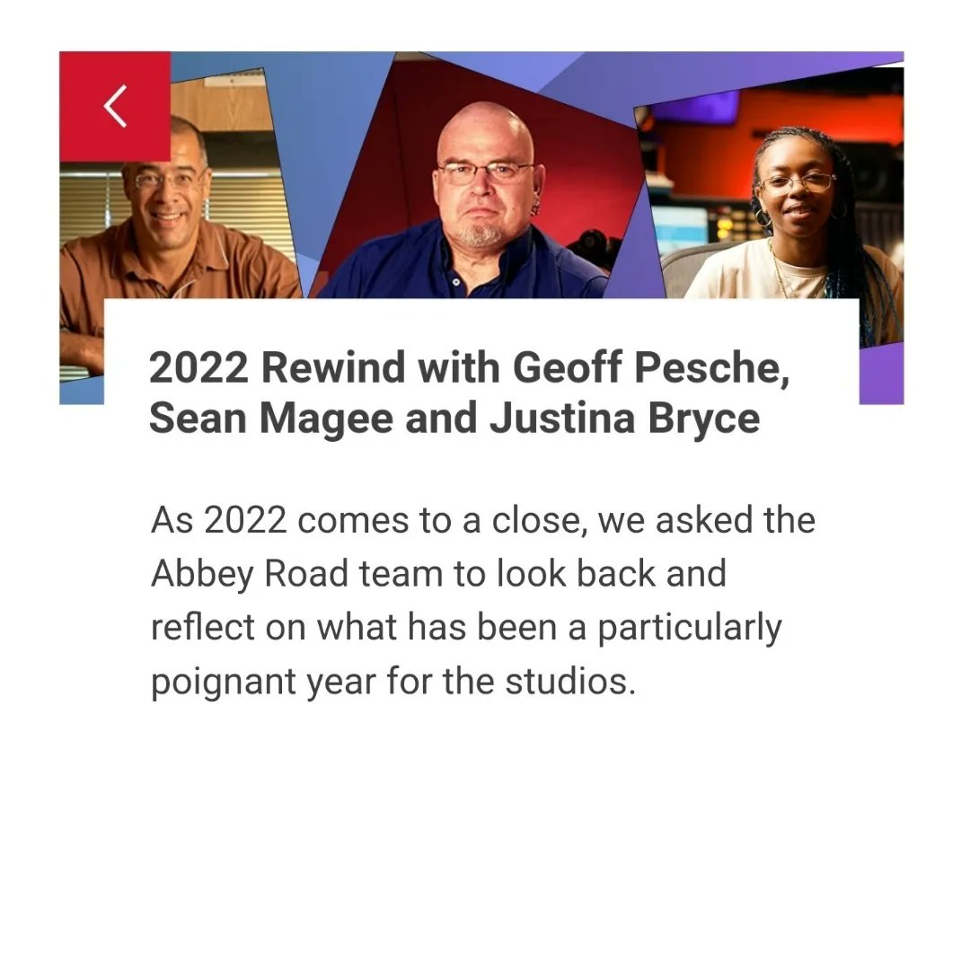 Mica_Millar's tweet photo. An honour to be included in @abbeyroadstudios #rewind again this year. It's been chosen as favourite album of 2022 by legendary Mastering Engineer Geoff Pesche. Thank you!
#abbeyroadstudios #rewind #bestalbumsof2022 #whatayear https://t.co/KKmXNUVSP0