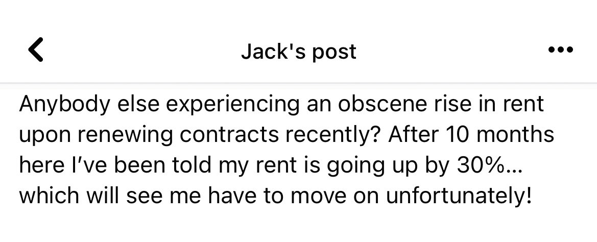 This is shit, and I feel like there’s nothing I can do as their local councillor about their greedy landlords. 

But these are people already paying £2k+ pm in rent, sure they can afford to rent somewhere else, but this can’t continue

The rental market is screwed #GenerationRent