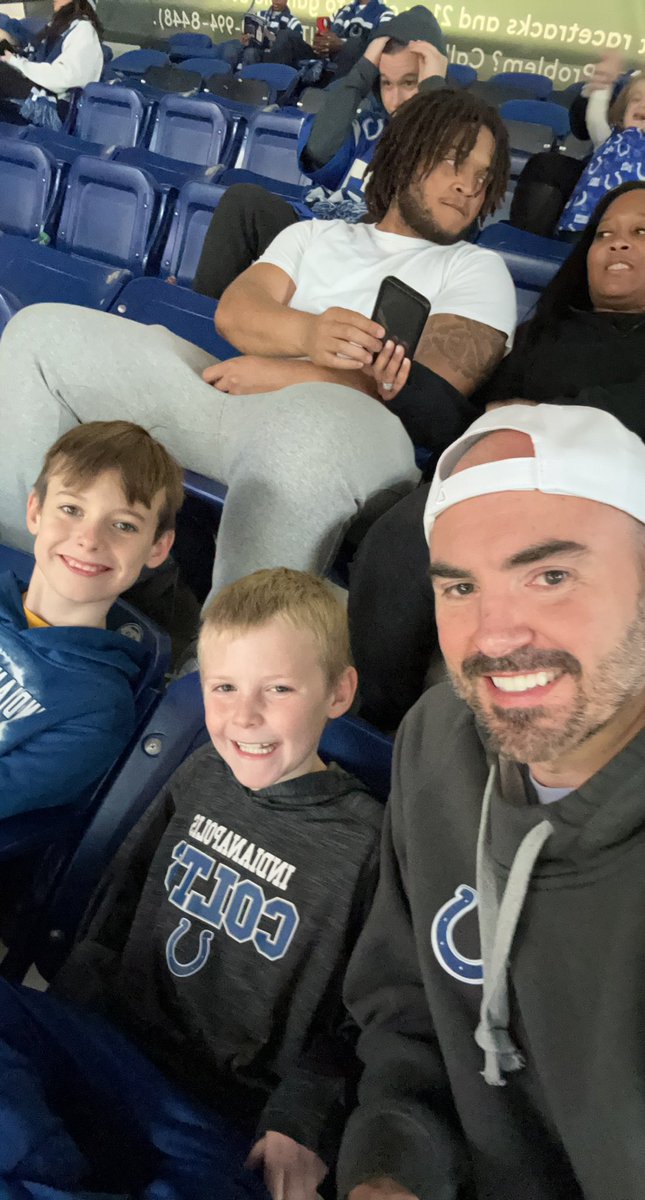 rmccandl's tweet photo. Kids first game! Go Colts! #HOUvsIND https://t.co/wNHK9f0veL